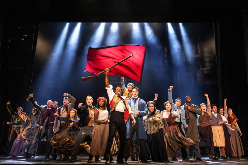 "One Day More" from Les Misérables (Christian Mark Gibbs as Enjolras) Photo: Matthew Murphy