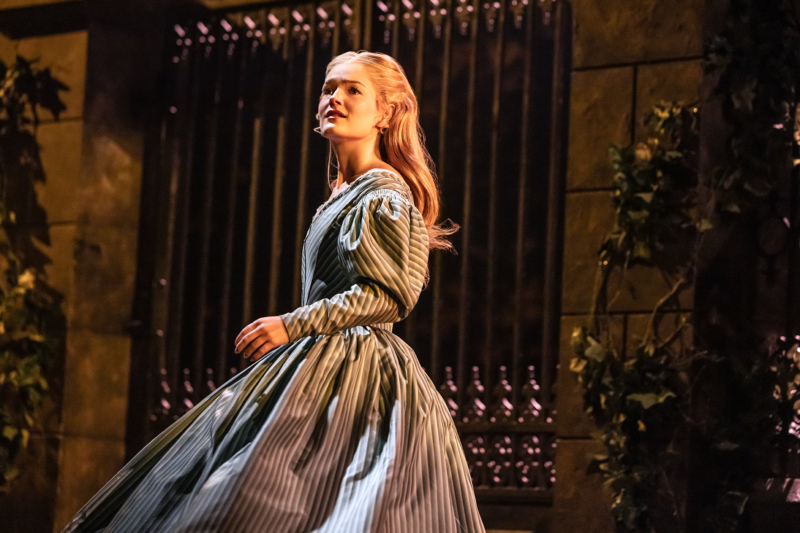 “In My Life” – Delaney Guyer as Cosette in Les Misérables Photo: Matthew Murphy